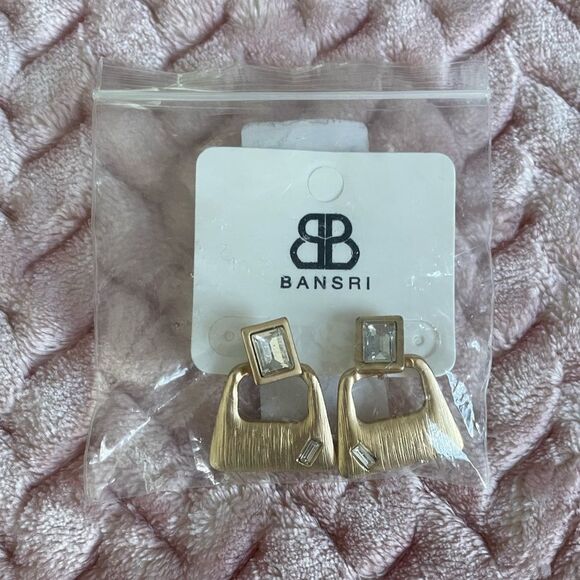 NWT Nordstrom Bansri Gold-Tone Earrings - Picture 4 of 5